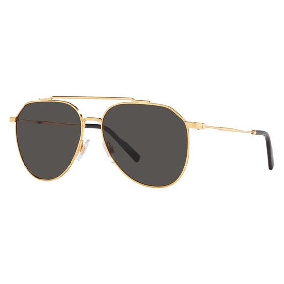 Dolce & Gabbana Sunglasses DG2296 02/87 Gold / Dark Gray